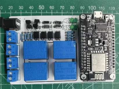Smart IoT Relay Switch Board Using ESP8266 and a Flutter App